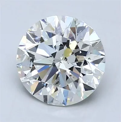 2.01ct J SI2 Rare Carat Ideal Cut Round Diamond