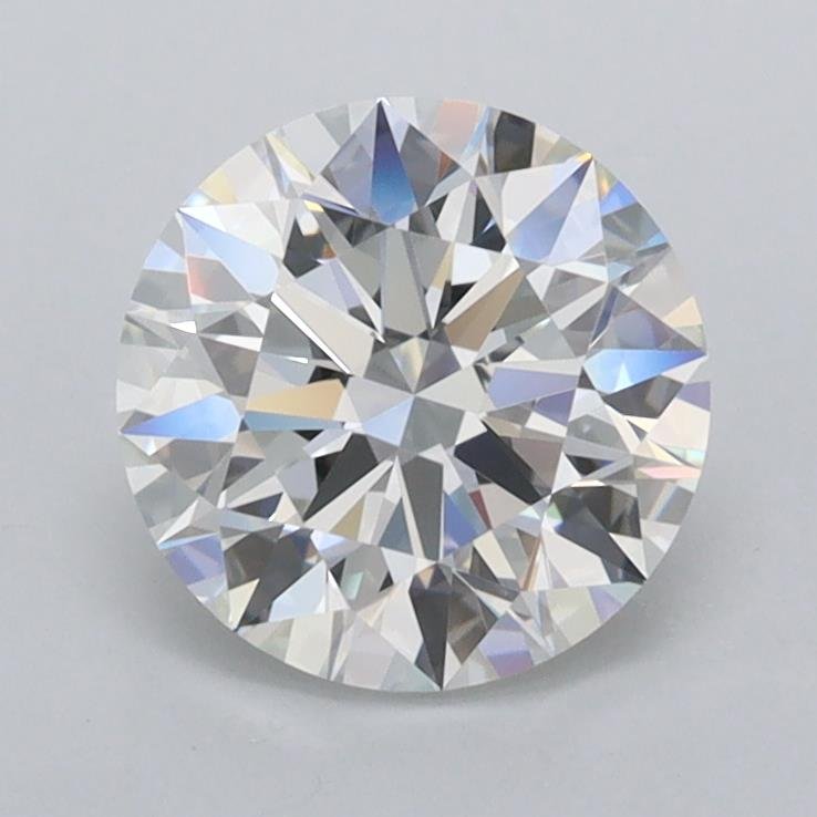 1.48ct F FL Rare Carat Ideal Cut Round Lab Grown Diamond