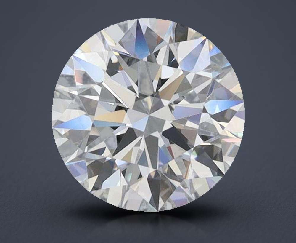 1.48ct F FL Rare Carat Ideal Cut Round Lab Grown Diamond