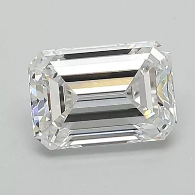 1.01ct E VVS1 Rare Carat Ideal Cut Emerald Lab Grown Diamond
