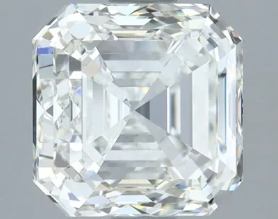 3.07ct J IF Very Good Cut Asscher Diamond