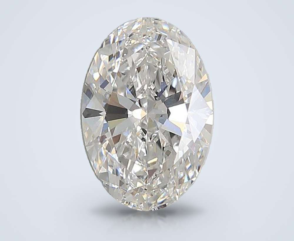 2.04ct E VVS2 Rare Carat Ideal Cut Oval Lab Grown Diamond
