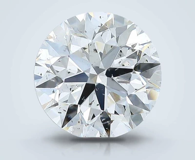 3.05ct E SI2 Rare Carat Ideal Cut Round Diamond