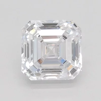 1.04ct E IF Rare Carat Ideal Cut Asscher Lab Grown Diamond