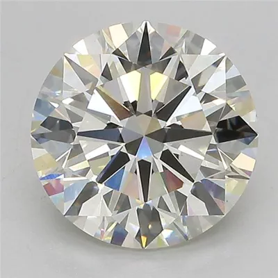 3.09ct J VS1 Rare Carat Ideal Cut Round Lab Grown Diamond