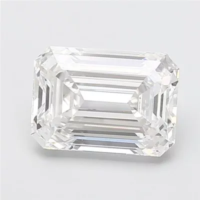 4.01ct F VS1 Very Good Cut Emerald Lab Grown Diamond