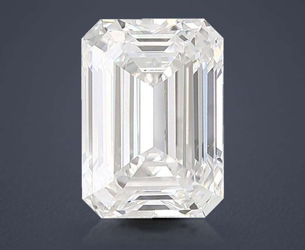 4.01ct F VS1 Very Good Cut Emerald Lab Grown Diamond