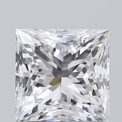 0.90ct E VS2 Rare Carat Ideal Cut Princess Lab Grown Diamond