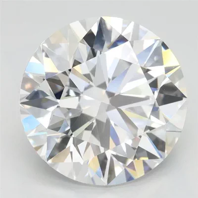 4.15ct D VVS1 Rare Carat Ideal Cut Round Lab Grown Diamond