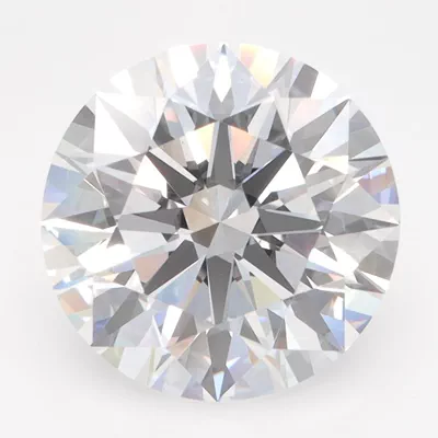 4.04ct D FL Rare Carat Ideal Cut Round Lab Grown Diamond