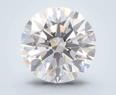 4.04ct D FL Rare Carat Ideal Cut Round Lab Grown Diamond