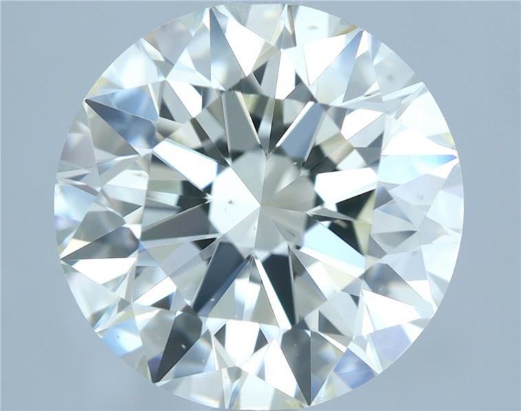 3.03ct I VS2 Rare Carat Ideal Cut Round Diamond