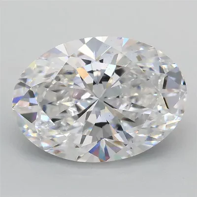 3.59ct D VS1 Rare Carat Ideal Cut Oval Lab Grown Diamond