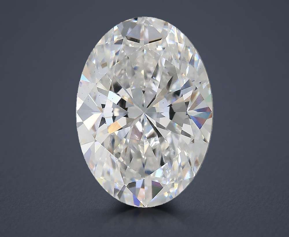 3.59ct D VS1 Rare Carat Ideal Cut Oval Lab Grown Diamond