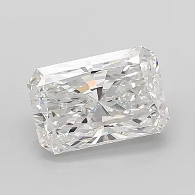 5.02ct F VVS2 Rare Carat Ideal Cut Radiant Lab Grown Diamond