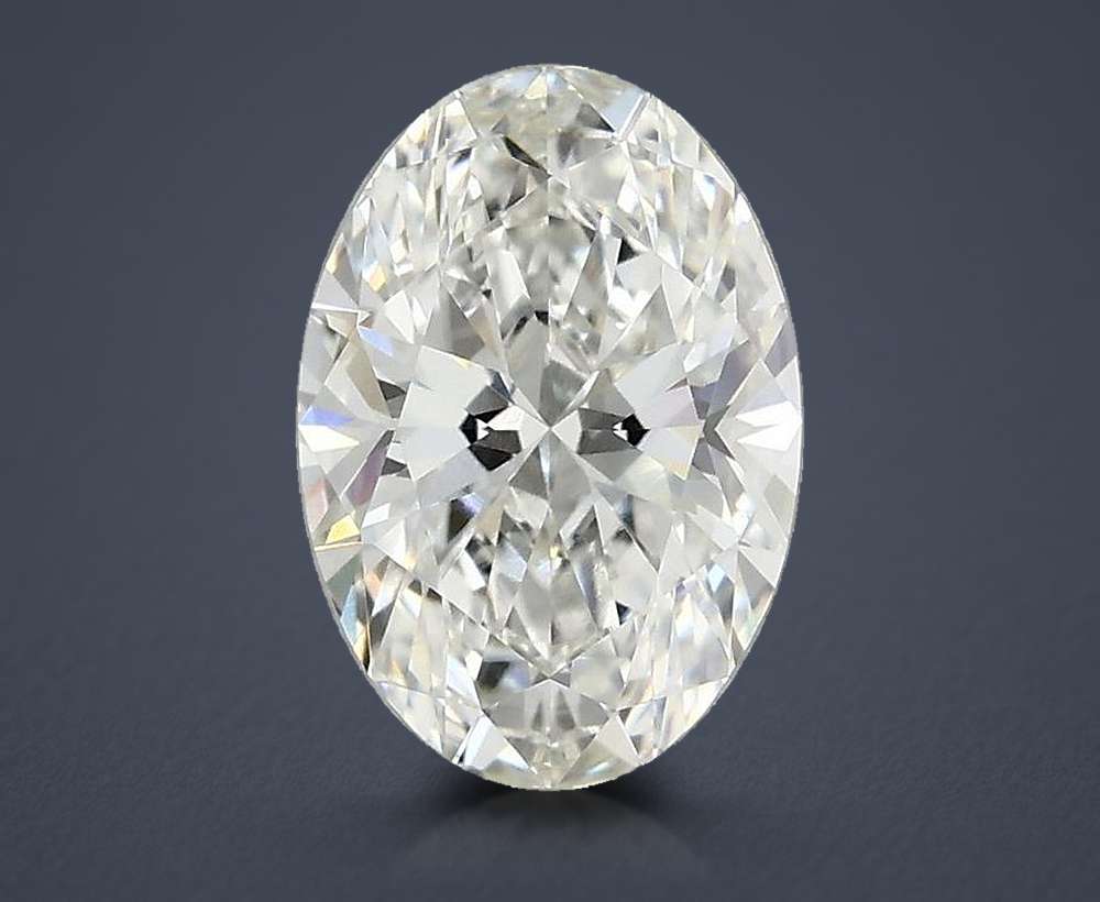 1.65ct F VS1 Rare Carat Ideal Cut Oval Lab Grown Diamond