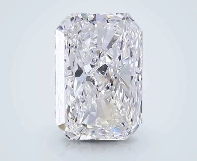 3.01ct E VS2 Rare Carat Ideal Cut Radiant Diamond