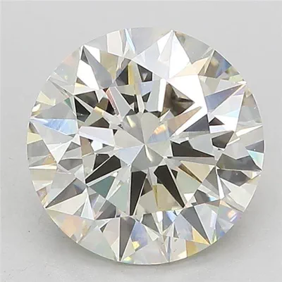 3.04ct J VS1 Excellent Cut Round Lab Grown Diamond