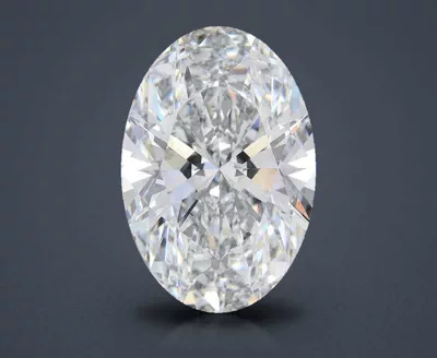 11.20ct F VS2 Rare Carat Ideal Cut Oval Lab Grown Diamond