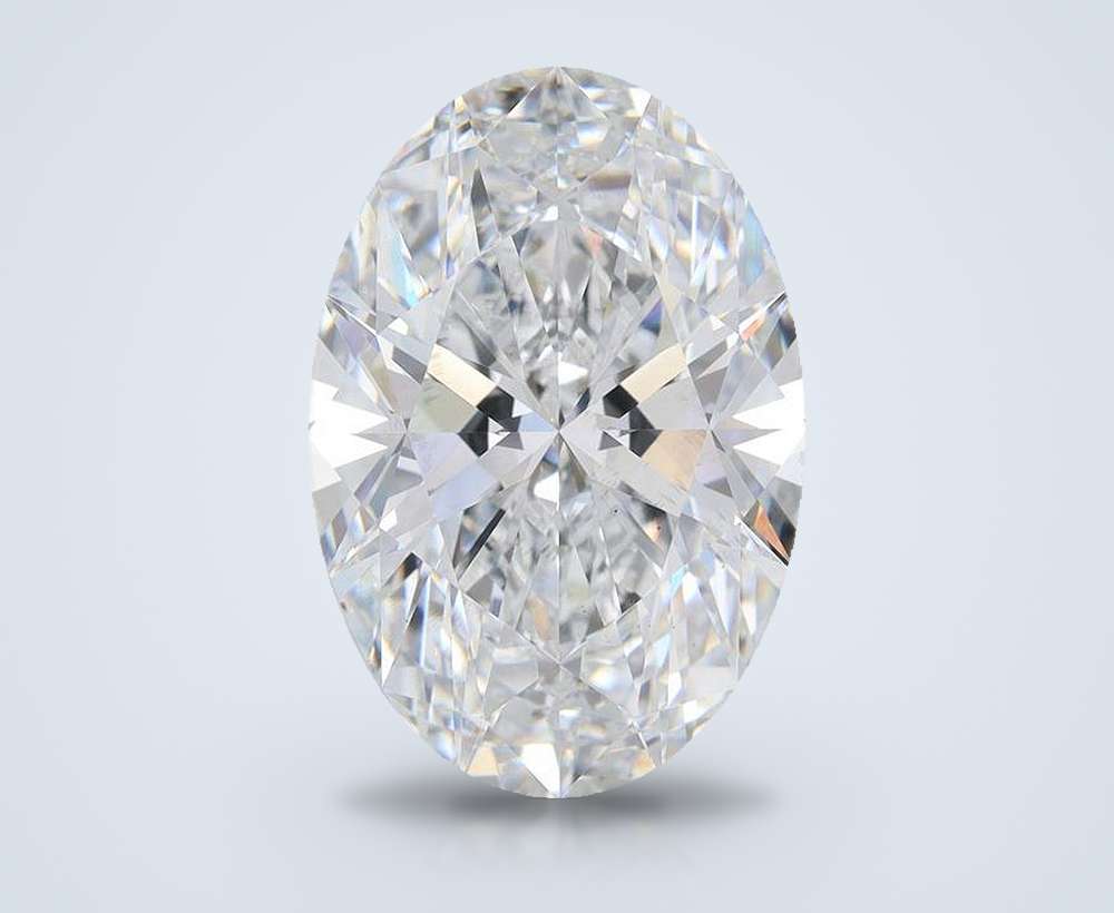 11.20ct F VS2 Rare Carat Ideal Cut Oval Lab Grown Diamond