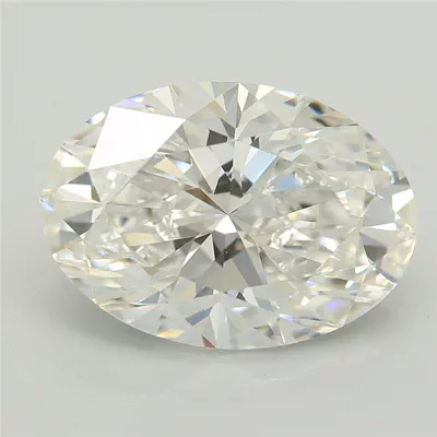 3.32ct E VVS2 Rare Carat Ideal Cut Oval Lab Grown Diamond