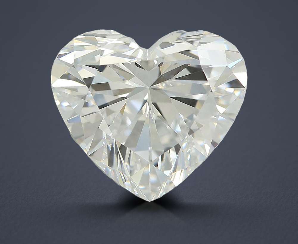 4.07ct E VVS2 Rare Carat Ideal Cut Heart Lab Grown Diamond