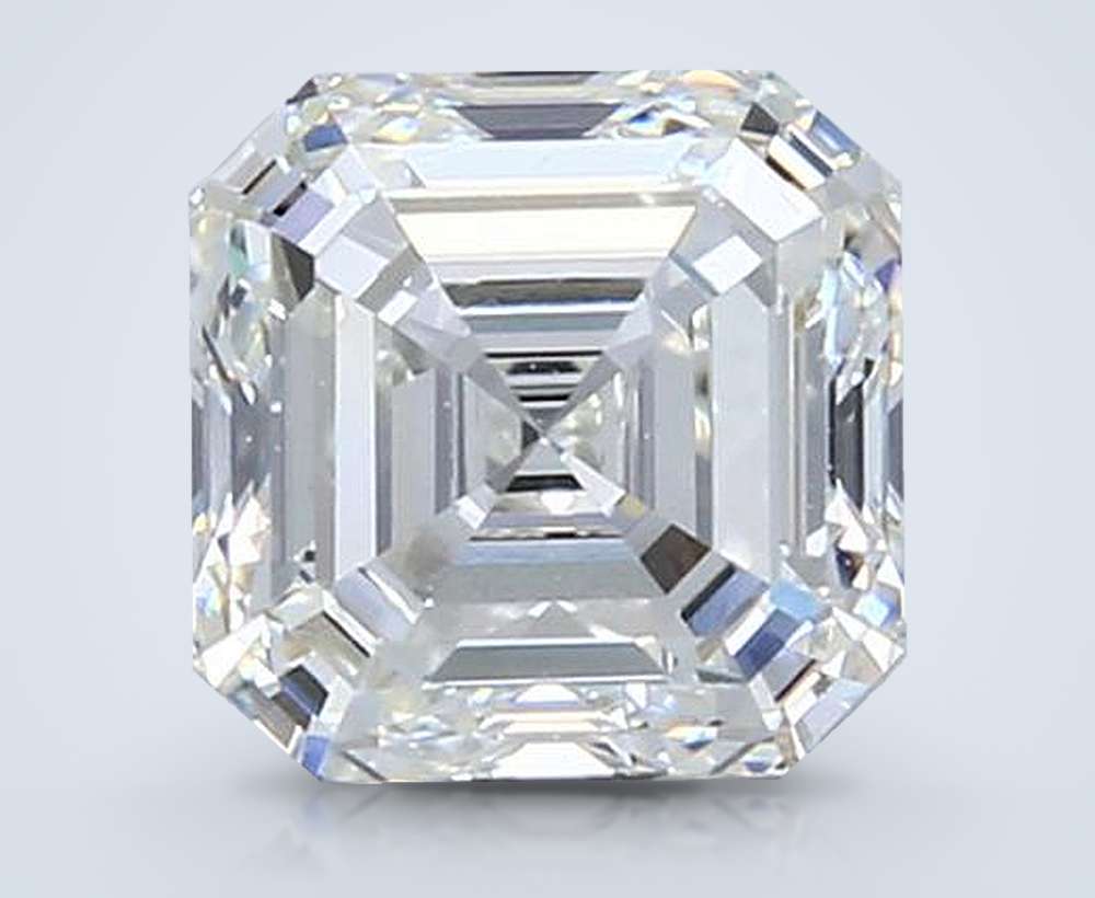 1.70ct I VS2 Rare Carat Ideal Cut Asscher Diamond