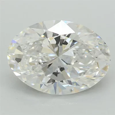 2.08ct D VS1 Rare Carat Ideal Cut Oval Lab Grown Diamond