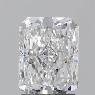 2.25ct E SI2 Rare Carat Ideal Cut Radiant Diamond
