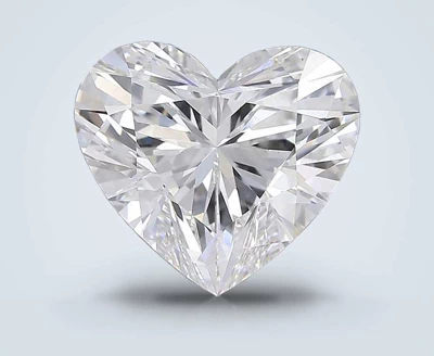 7.09ct F VS1 Rare Carat Ideal Cut Heart Lab Grown Diamond