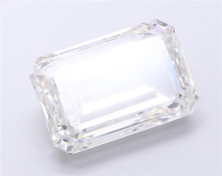 13.03ct F VS1 Rare Carat Ideal Cut Emerald Lab Grown Diamond