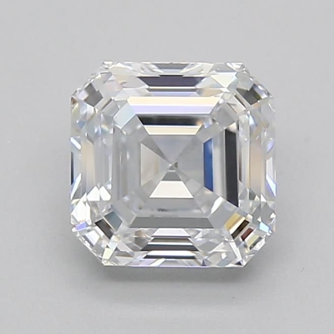 2.04ct D VVS1 Rare Carat Ideal Cut Asscher Lab Grown Diamond