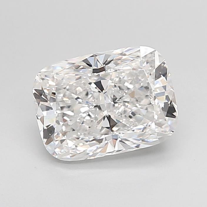 2.55ct D VVS2 Rare Carat Ideal Cut Cushion Lab Grown Diamond