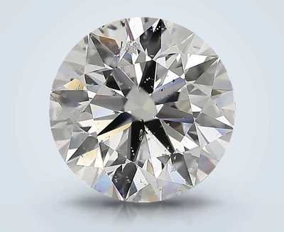 3.81ct D SI2 Very Good Cut Round Diamond