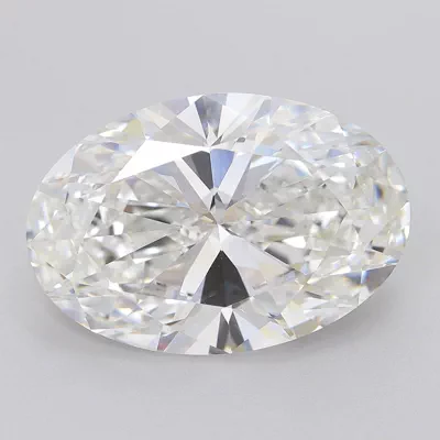 10.53ct F VVS2 Rare Carat Ideal Cut Oval Lab Grown Diamond