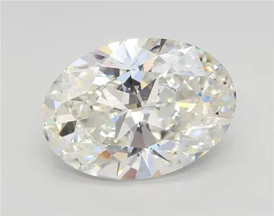 3.03ct F VVS2 Rare Carat Ideal Cut Oval Lab Grown Diamond