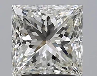 2.01ct J SI1 Rare Carat Ideal Cut Princess Diamond