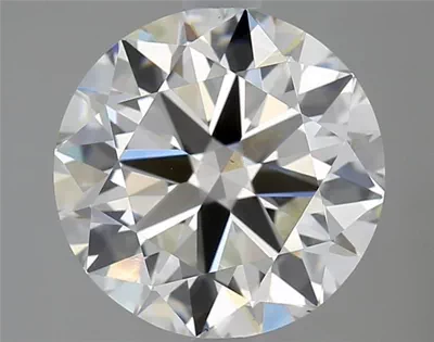 2.92ct J VS2 Rare Carat Ideal Cut Round Diamond