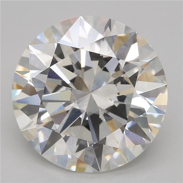 5.04ct F VVS2 Rare Carat Ideal Cut Round Lab Grown Diamond