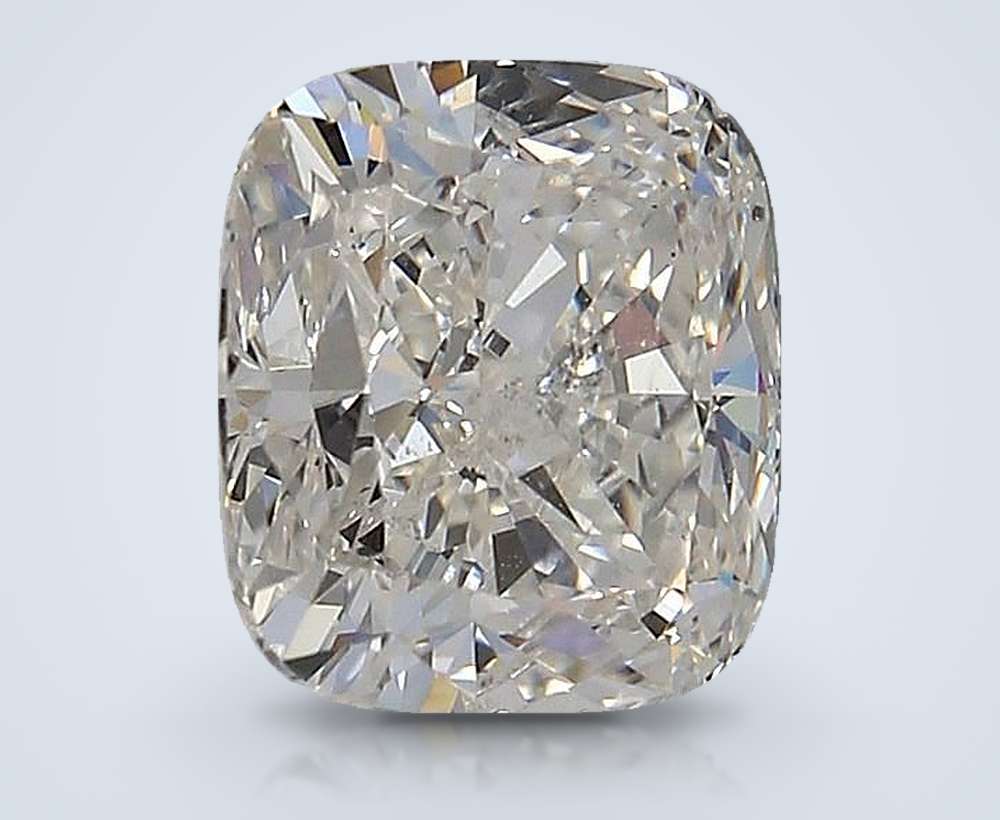 3.20ct I SI2 Rare Carat Ideal Cut Cushion Diamond