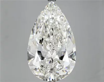 10.18ct G VVS2 Rare Carat Ideal Cut Pear Lab Grown Diamond