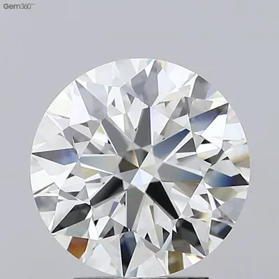 3.52ct J IF Rare Carat Ideal Cut Round Diamond