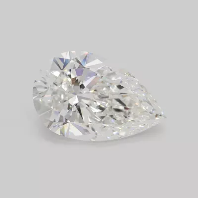 15.05ct F VVS2 Rare Carat Ideal Cut Pear Lab Grown Diamond