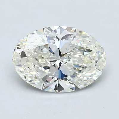 1.14ct J SI1 Rare Carat Ideal Cut Oval Diamond