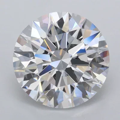 2.87ct D FL Rare Carat Ideal Cut Round Lab Grown Diamond