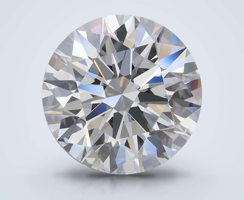 2.87ct D FL Rare Carat Ideal Cut Round Lab Grown Diamond