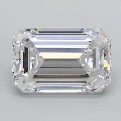 2.09ct D VS1 Rare Carat Ideal Cut Emerald Lab Grown Diamond