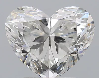 2.51ct H SI2 Rare Carat Ideal Cut Heart Diamond