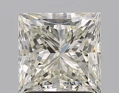 1.70ct K SI2 Rare Carat Ideal Cut Princess Diamond