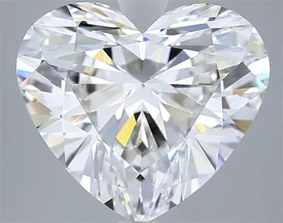 5.05ct F VVS2 Excellent Cut Heart Lab Grown Diamond